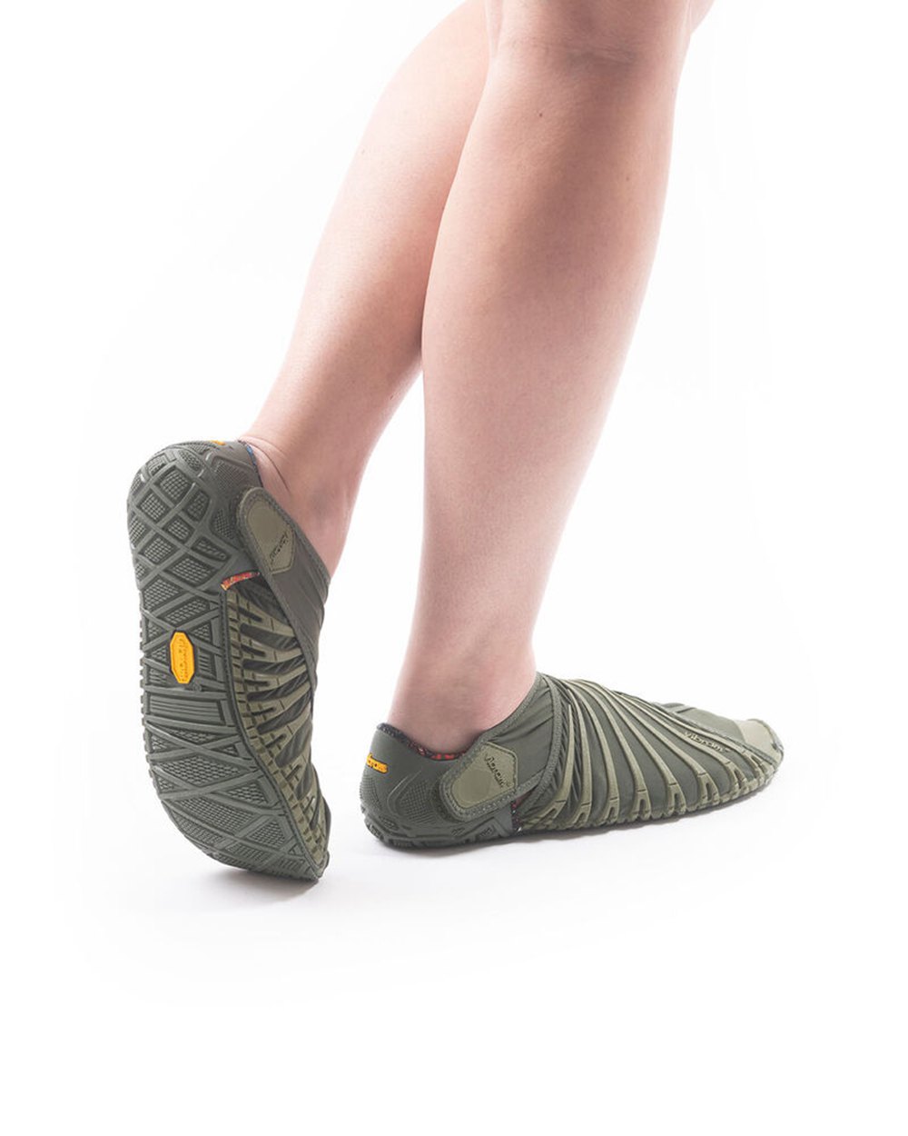 Vibram Furoshiki Dames Laag - Schoenen Olijfgroen - 927630XSC